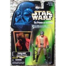 Ponda Baba:  Figura Kenner, incluye pistola y rifle ( Figura sellada 1996)  (Cartón Naranjo) 